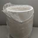 Kante Tall Concrete Planter, 21.7-Inch Height White Large Indoor Outdoor Plant Pot with Drainage Hole for Patio Garden Home, Modern Decor for Flowers and Tree