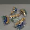 Weysat 6 Pcs Sea Glass Wind Chimes for Outside, Beach Wind Chimes with Wooden Hanger, Boho Gifts for Mom Women, Hanging Beachy Decor for Home Wall Outdoor Garden, Ocean Themed Decorations