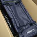 Gonex Rolling Duffle Bag with Wheels, 100L Water Repellent Large Wheeled Travel Duffel Luggage with Rollers 33 inch, Navy Blue