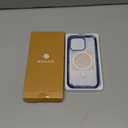 Miracase Magnetic for iPhone 16 Pro Case Full-Body Phone with Built-in Glass Screen Protector, [Compatible with MagSafe] Military Drop Proof 16 Pro Cover Bumper 6.3 inch, Clear Blue