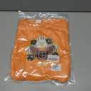 Noubeau Toddler Baby Girl Thanksgiving Outfits Cute Turkey Ruffled Shirt Flared Sleeves Top Polka Dot Pants (Orange)