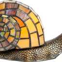 Dale Tiffany TA15173 Snail Tiffany Accent Table Lamp, Antique Bronze