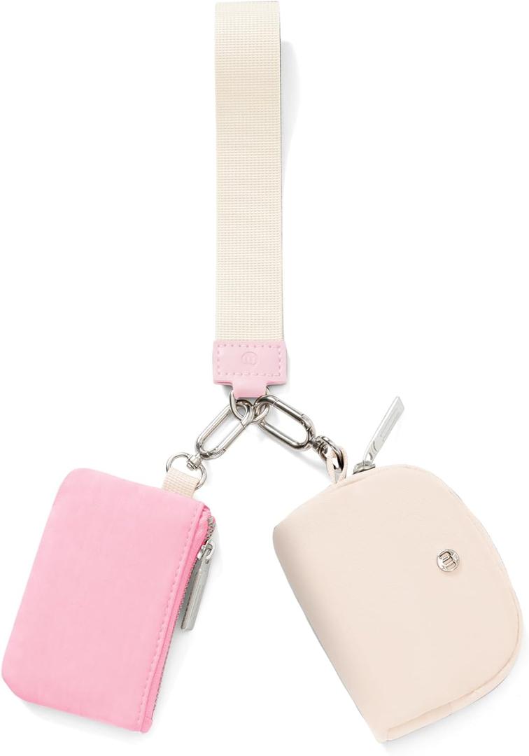 Mum's Memory Mini Zip Around Wristlet Wallet for Women Dual Pouch Wristlet Portable keychain wallet Coin Purse Mini Women Coin Pocket (Pink+White) Mum's Memory Mini Zip Around Wristlet Wallet for Women Dual Pouch Wristlet Portable keychain wallet Coin Purse Mini Women Coin Pocket (Pink+White)