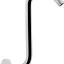 NearMoon S Shaped Shower Head Riser Arm, Shower Extender Arm with Flange, Standard 1/2" Connection- Bathroom Accessory (10 Inch, Chrome)