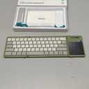 Nillkin Bluetooth 5.0 Foldable Keyboard with Trackpad & Numpad, Full-Size Travel Portable Keyboard for iPad Tablet Laptop PC Smartphone Windows iOS Android, Triple Device Pairing, Green