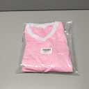 Poroka Girls Short Sleeve Shirt V-Neck Tee with Ribbed Trim Plain T-Shirts Soft Fashion Summer Tops for Girls, 9-10 Years