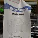 Fodoss Baby Playpen, Large Playpen for Babies and Toddlers, Beige, 71x47in