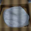 Mosewa Large Wall Clock Battery Operated 16 Inch White Silent Non Ticking Simple Minimalist Clock Decorative for Kitchen Home Bedroom Living Room Office