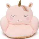Unicorn Animal Cushion - Cute Pillows Chair Pillow - Pink Gaming Chair Cushion Cute - Seat Cushion for Office Chair - Sitting Pillows Car Seat Pillow Decor - Plush Pillows (Uni)