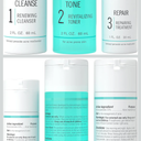 Proactiv 3 Step Acne Treatment - Benzoyl Peroxide Face Wash, Repairing Acne Spot Treatment for Face and Body, Exfoliating Toner - 30 Day Complete Acne Skin Care Kit