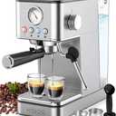 KOIOS Espresso Machines, Upgraded 1200W Espresso Maker with Foaming Steam Wand, 20 Bar Semi-Automatic Steam Espresso Coffee Maker for home, Cappuccino & Latte Machine with 58oz Removable Water Tank