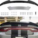 Venom V2 Wickerbill Spoiler for Dodge Charger 2015-2023 SRT Hellcat ScatPack Add-on Rear Spoiler with RivNut Tool