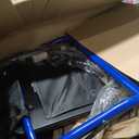 Drive Medical R728BL Foldable Rollator Walker with Seat, Blue