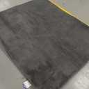 Huloo Sleep Baby Play Mat for Floor,1.3" Thick Elasti-Foam Large 59"71" Playpen Mat,Non-Toxic Certified Water-Repellent Coral Velvet, Non-Slip Safe Crawling Mat for Tummy Time, Toddler & Infant (Dark Grey)