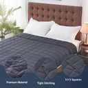 yescool King Size Weighted Blanket for Adults (20 lbs, 80 x 87, Grey) Cooling Heavy Blanket for Sleeping Perfect for 190-210 lbs, Breathable Blanket for Adults & Couple All Season, Machine Washable