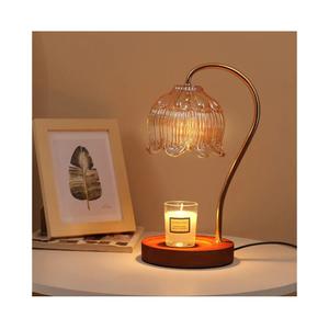 GEEZO Fragrance Candle Warmer Lamp，Electric Candle Warmer with Timer & Dimmer，Mom Christmas Birthday Gifts for Women, House Warming Gifts New Home Bedroom Decor