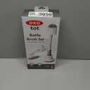 OXO Tot Bottle Brush with Nipple Cleaner and Stand Gray, 2-Pack
