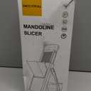 ONCE FOR ALL Upgrade Safe Mandoline Slicer Plus, Adjustable Vegetable Food Chopper Potato Fries French Fry Cutter, Detachable Blade, Kitchen Chopping Artifact, New Kitchen Gift JS03 Green