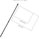 Evergreen Flag Telescoping 5ft Metal Flag Pole | Incl Two Tangle-Free Ring Clips | Black | Wall Mounted for Home Garden Outdoor | House and 3'x5' American Flags with Pole Sleeve or Grommets