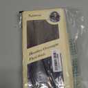 Heatless Curls Overnight with Satin Head Scarf, Velvet Hair Rollers for Blowout Look, No Heat Curling Rod for Long Thick Hair, Soft Sleep In Flexi Rods (Brown)