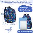RAVUO Kids Backpack for Girls Boys, Cute Toddler School Bag Bookbag W Chest Strap