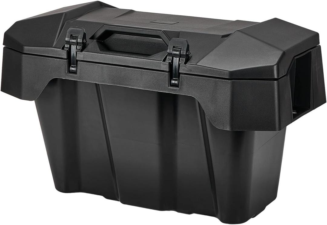 KEMIMOTO UTV Rear Cargo Box 82QT Compatible with 2024/2025/2026 Polaris RZR XP 1000/4 1000 Ultimate/Sport/Premium Rear Bed Storage Box Water Resistant with Two Lockable Latches Replace #2889611