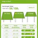 Pureegg Plastic Table Cloth Disposable 54x108 Brown 3Pack, 54" X 108" Rectangle