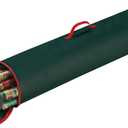Wrapping Paper Storage Bag - 40-Inch Gift Wrap Organizer - Holds Up to 25 Rolls of Giftwrap - Christmas Storage by Elf Stor (Green)