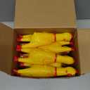 POPLAY 20PCS Squeaky Rubber Chickens, Screaming Chickens Bulk Prank Novelty Toys Pet Toys for Party Favors Family Game Dog Toys Noise Maker