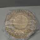 Foraineam Gold Charger Plates Set of 12, 13" Round Plastic Dinner Chargers, Decorative Hollowed Out Flowers Serving Plates for Table Setting, Catering, Wedding, Party, Event