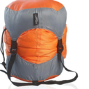 Frelaxy Compression Sack, Ultralight Sleeping Bag Stuff Sack 11L/ 18L/ 30L/45L/52L, Compression Stuff Sack - Space Saving Gear for Camping, Hiking, Backpacking Orange XXL