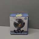 Misting Stroller Fan, 6000mAh Battery Operated Portable Fan with Light & 360° Pivoting, Personal Fans with Flexible Tripod for Baby, Office, Travel,Treadmill,Outdoors