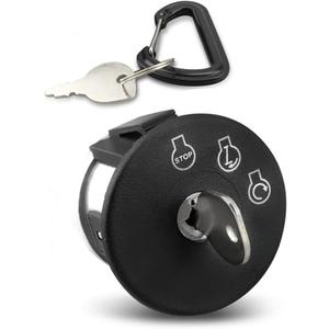 Ignition Starter Switch w/ 2 Keys, Engine Start Key Switch Fit for Scag Freedom Liberty Z Patriot Lawn Mowers, Heavy-Duty Lawn Tractor Replace 483472