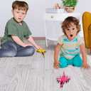 ArtCreativity Diecast Fighter Jet Toys, Set of 4, 4.5 inches Military Airplane for Kids with Pullback Action, Colorful Air Force Toys, Birthday Gift, Army Party Favors, Cake Topper, Room Decorations