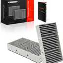 A-Premium 2-PC Cabin Air Filter with Activated Carbon Compatible with Mercedes-Benz GLE300d, GLE350, GLE550, GL350, GL450, GL550, GL63 AMG, GLS63 AMG, GLS350d, GLS450, GLS550, ML250, ML350, ML400