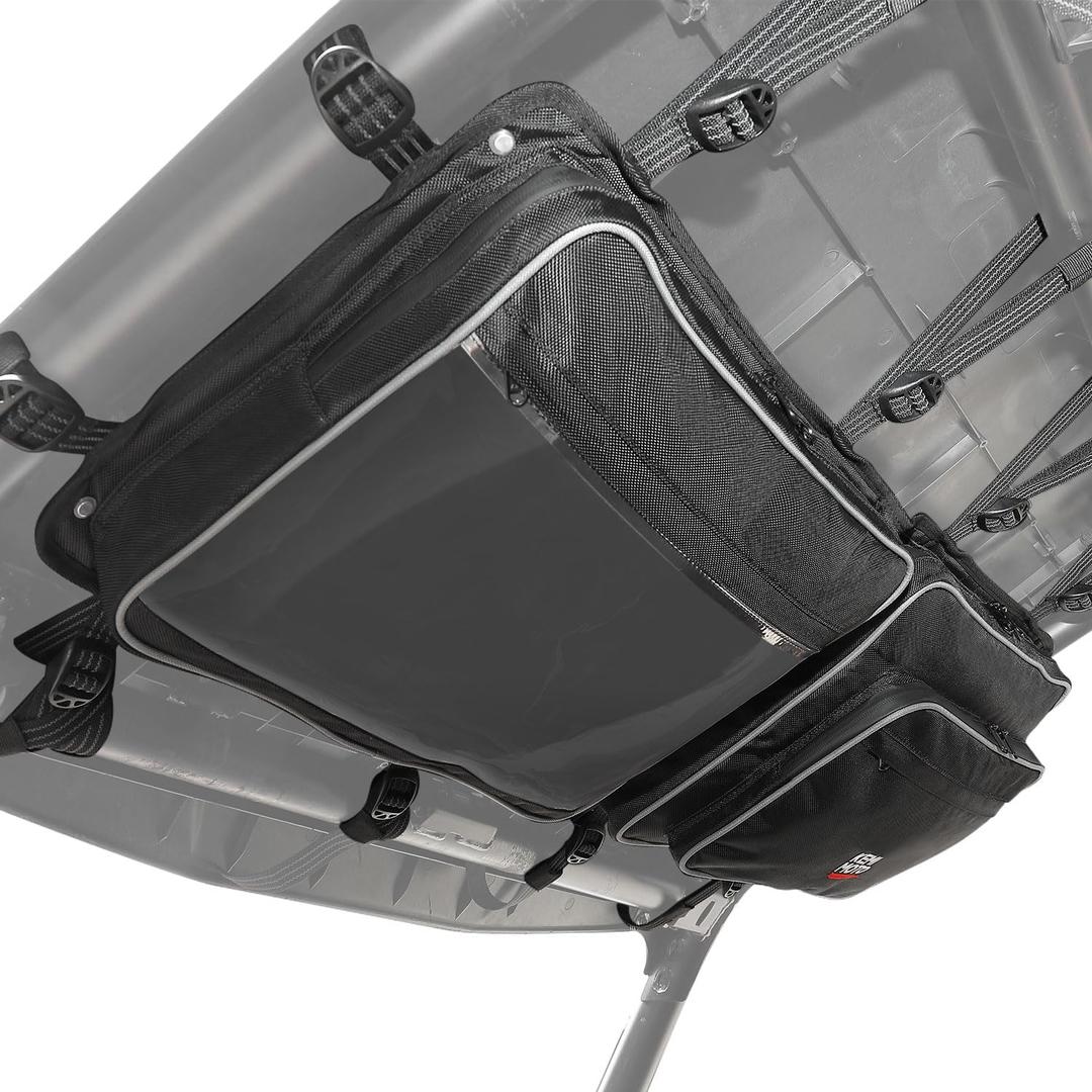 KEMIMOTO PRO XP Overhead Roof Bag, Large-Capacity 1680D Water-resistant Overhead Roof Storage Bag Compatible with Polaris RZR PRO XP/RZR PRO XP4/ RZR PRO S/RZR PRO S4