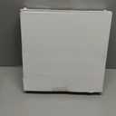 JOIEDOMI 45 Inch Christmas Tree Topper Wreath Bow, Blue and Silver Ribbon Ornaments with Snowflakes and Glitter, Large Gift Decor for Xmas Holiday Themed Decoration Home Parties Wedding