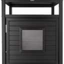 New Age Pet ECOFLEX LitterLoo Standard & Jumbo Sizes, 4 Colors, Moisture and Odor Resistant Enclosure & End Table, NoTools Assembly, Espresso Black, Jumbo
