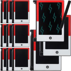 Nezyo 12 Pack Cartoon Animation Party Favors Mini LCD Writing Tablet 4.6 Inch Doodle Board Drawing Tablet Erasable Reusable Electronic Drawing Pads for Party Decor Birthday Supplies