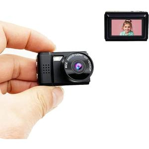 Wireless Spy Camera Hidden Video Recording Mini Video Camera Small Body Cam Pocket Camera Secret Battery Cam, no WiFi no App Needed