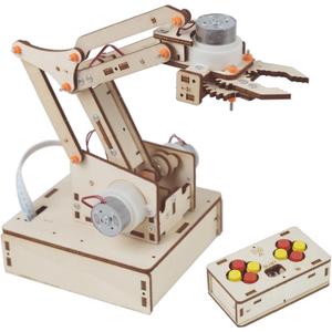 Robot Arm Kits Robotics for Kids Ages 8-12-14-16 Teens Adults STEM Toys Building Engineering 9 10 11 13 14 15 16+ Year Old Boys Grils Gifts DIY Craft Science Circuit Project Summer Camp Activities