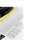 315" Cable Hider, Wire Cover, Cables Raceway for Cord Hide, Long, Large, White and paintable Cords Cover Concealer Conduit Channel, TV, Ethernet Molding Electrical Wires Management Kit, White 