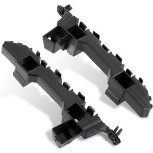 MOTOALL Front Bumper Bracket Retainer 71198-TVA-A01 2 Pcs Fit for Honda Accord 2018-2021 Replaces# 71193-TVA-A01, Black