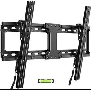 IWORKBOARD 55 65 75 85 inch Tilting TV Wall Mount for 32-90 '' TVs, Low Profile TV Mount Bracket, Safe Lock & Quick Release, Max VESA 600x400mm, 24 inch Studs,132 lbs, Fit Most 55+ 75+ 85+ 86 TVs