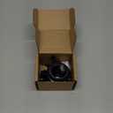 UL Listed E26 Light Socket, Threaded Lamp Socket Replacement with ON/Off Switch Medium Base Lamp Parts with Lamp Shade Ring Ring for Table lamp, Floor lamp, Light Fixture, Black 1-Pack