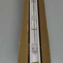 LOTUS & WINDOWARE Cordless Mini Blind, 1" Vinyl Slats, 22" Wide x 36" Long - White, Window Blinds for Home and Office, Interior Door Blinds - Light Filtering (22"W x 36"H)