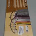 Legging Organizer for Closet, Metal Yoga Pants Hangers 2 Pack w/10 Clips Holds 20 Leggings, Space Saving Hanging Closet Organizer w/Rubber Coated Closet Organizers and Storage, Black