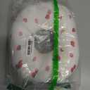 Ear Piercing Pillow for Side Sleepers，Small Pillow with Ear Hole Donut Pillow for Ear Relief Ear Pressure Ear Pain，Headphones