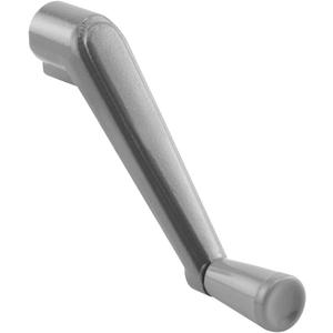 Prime-Line H 3685 Awning Operator Crank Handle, 3/8 In. Spline, Gray (Single Pack) (Aluminum)