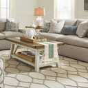 8 x OTOSTAR Boho Table Runner 12x72 Inch Macrame Table Runners with Tassels 72 Inches Long Rustic Farmhouse Table Runner for Living Room Kitchen Dining Room Home Decor (Green)